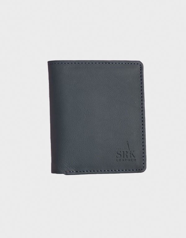 bi fold gray color wallet