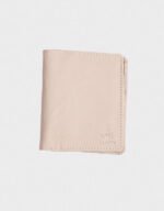 bi fold off white color wallet