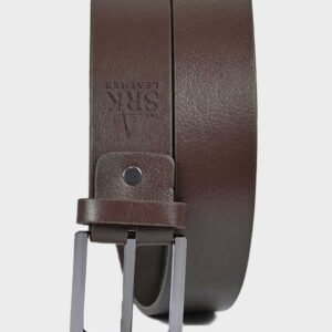 brown texture casual belt