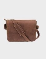 classic satchel leather vintage brown bag