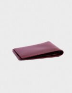 dark maroon classic leather wallet for mens