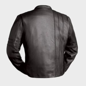 first classics scooter cow hide leather jacket black