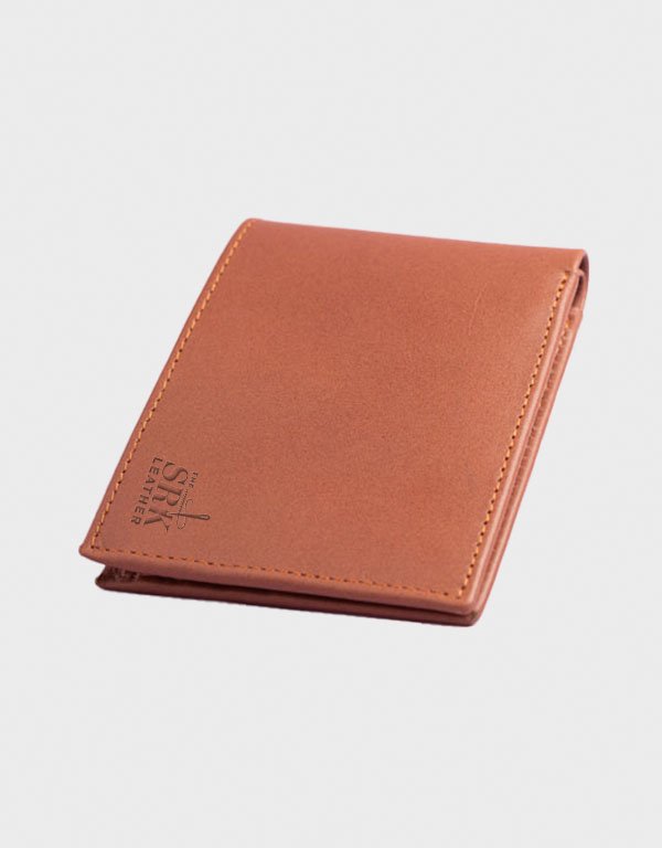 light brown classic leather wallet