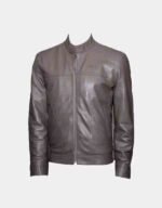 men vintage genuine lambskin biker retro jacket