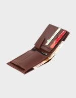 mens brown leather wallet