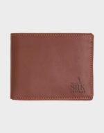 mens classic brown leather wallet