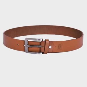 mens mustard casual leather belt