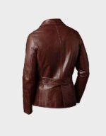 soft lambskin leather brown coat jacket for mens