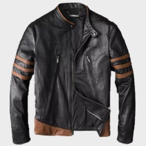 wolverine mens leather jacket