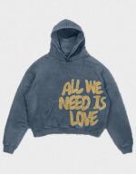 all we need is love hoodie