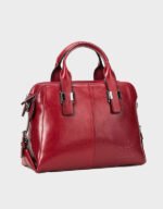 red wine leather crossbody bag