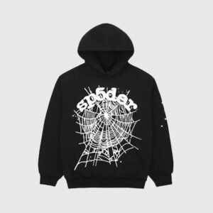 sp5der og web pullover black hoodie