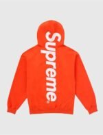 supreme satin applique fw24 hooded sweatshirt