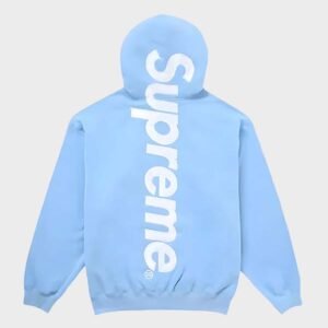 supreme satin applique hoodie