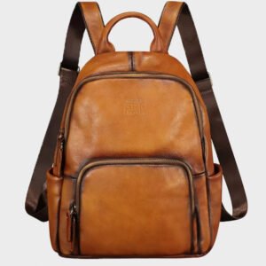 women genuine leather daypack bag