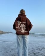 brown dandy cowgirl brown hoodie