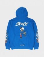 chrome hearts x matty boy space pullover blue hoodie