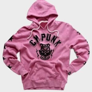 cm punk black sheep pink hoodie