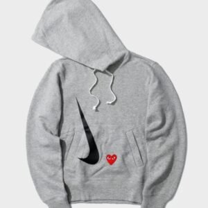 comme des garcons play x nike hoodie