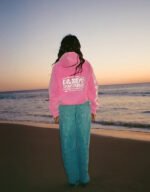 dandy heart on my sleeve pink hoodie