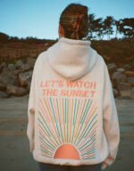 dandy let's watch the sunset hoodie heather gray