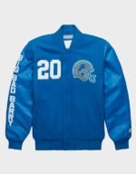 detroit lions barry sanders varsity jacket