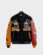 disney mickey friends wool varsity jacket