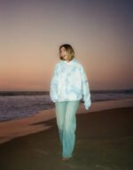 dream oversized lux hoodie in sky blue