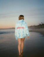 dream oversized lux sky blue hoodie