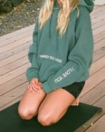 green dandy words of affirmation hoodie