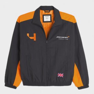 hollister mclaren racing graphic track jacket