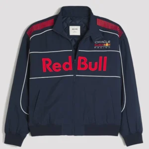 hollister red bull racing graphic track jacket