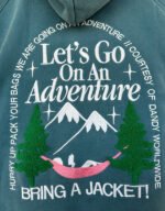 let's go on a adventure pine green