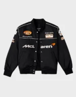 mclaren formula racing black bomber jacket