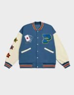 poker lucky varsity jacket