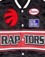 raptors rally drive 2024 satin jacket