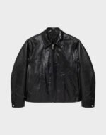 stussy leather garage jacket
