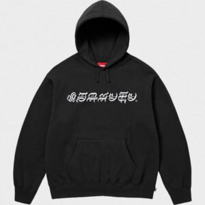 supreme blackletter hooded sweatshirt