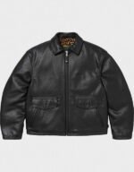 supreme schott leather racer jacket