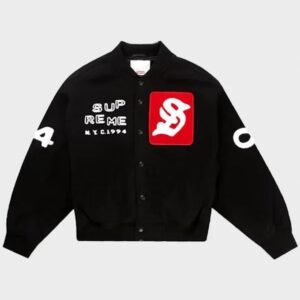 supreme tourist wool varsity jacket unisex