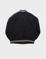 supreme x playboy black wool varsity jacket