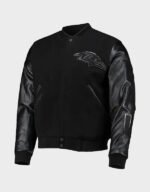 balti ravens black varsity jacket