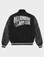 billionare boys club black varsity jacket