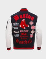 boston vintage english red sox varsity jacket