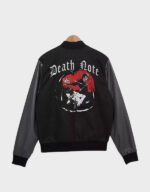boxlunch death note embroidered varsity jacket