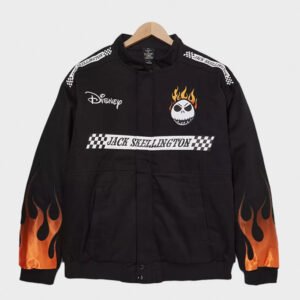 boxlunch disney jack skellington flaming racing jacket