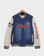 boxlunch disney mickey mouse baseball denim jacket
