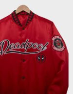 boxlunch marvel deadpool bomber red jacket