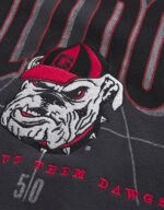 boxy georgia bulldogs graphic hoodie
