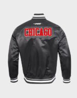 chicago bulls diy pick stitch satin jacket
